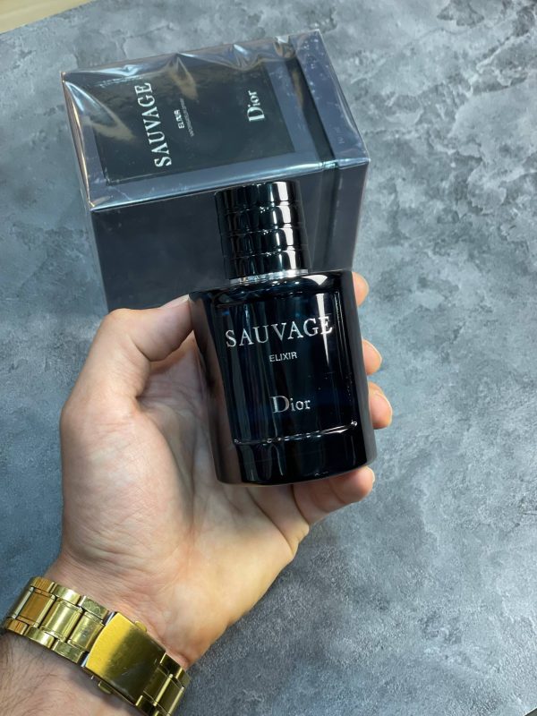 عطر دیور ساواج الکسیرDior Sauvage Elixir 100ml هارد باکس - تصویر 3