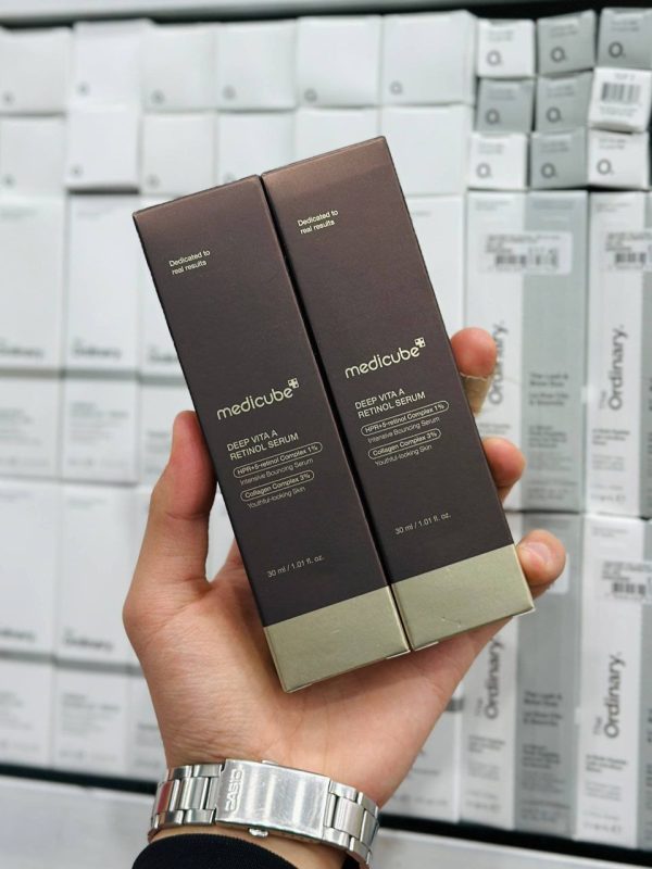 سرم جوانساز رتینول مدی کیوب مدل DEEP VITA A حجم 30 میل - تصویر 2
