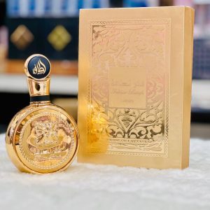 عطر ادوپرفیوم زنانه لطافه مدل فخر گلد حجم ۱۰۰ میلی لیتر