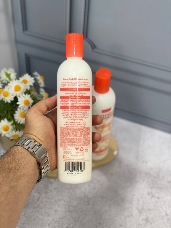 روغن مرطوب‌کننده روزانه مو کانتو شی باتر (Cantu Shea Butter Daily Oil Moisturizer) 384 میل - تصویر 2